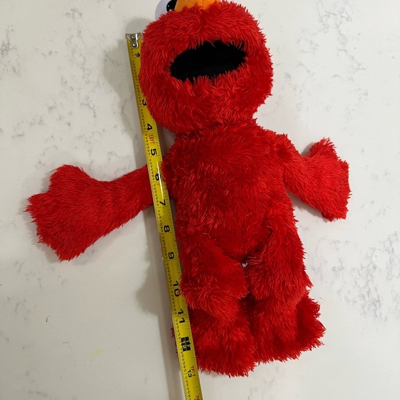 Vibrant Red and Orange Bird Toy with Plush Texture - Picture 4 of 5